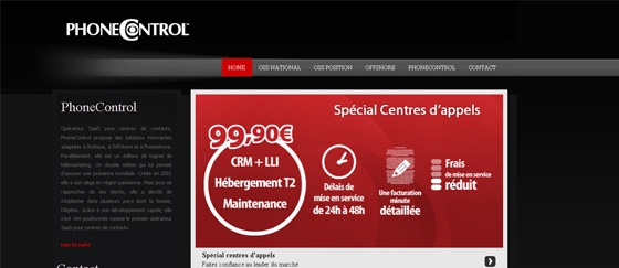 Site web Offre PhoneControl