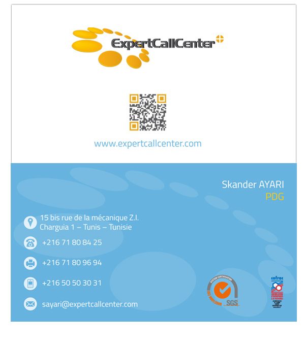 carte viste expertCallCenter