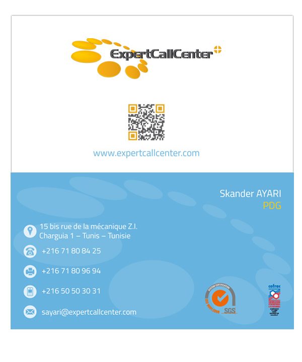 carte viste expertCallCenter