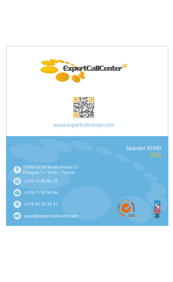 carte viste expertCallCenter