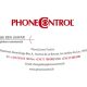 carte de visite phonecontrol
