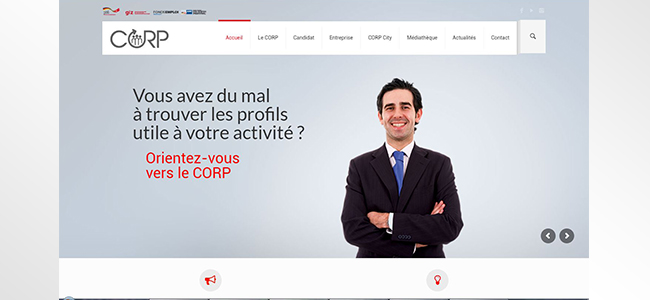 Conception Site web CORP