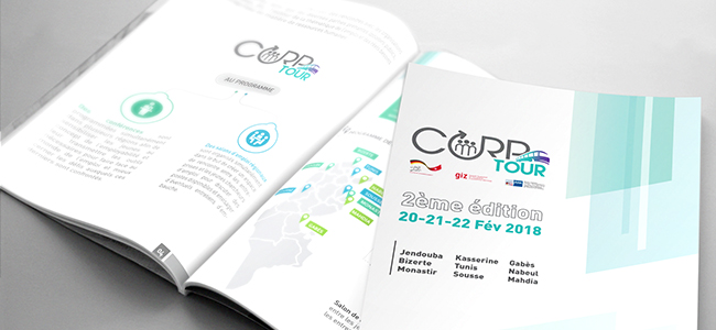 conception et impression brochure CORP Tour