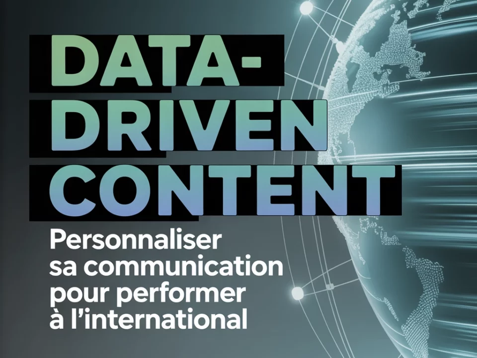 Data-driven content : personnaliser sa communication pour performer à l’international