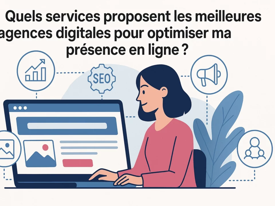 Quels services proposent les meilleures agences digitales pour optimiser ma présence en ligne ?