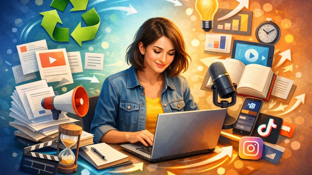 Recyclage de contenu : Comment faire 10 fois plus avec 10 fois moins d'effort (Le secret des pros)