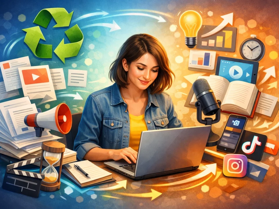 Recyclage de contenu : Comment faire 10 fois plus avec 10 fois moins d'effort (Le secret des pros)