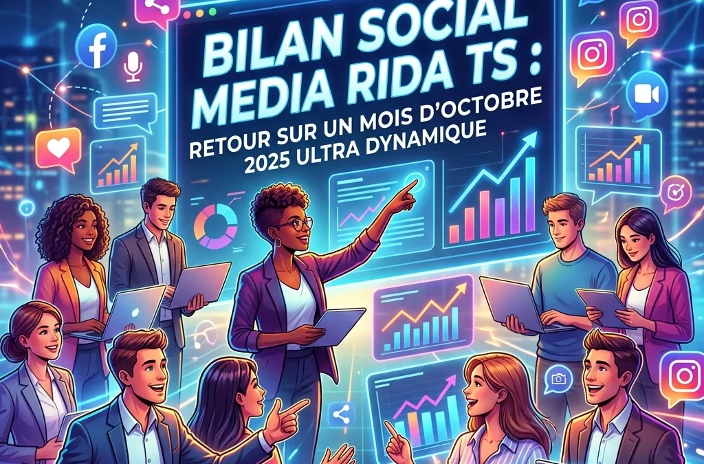 Bilan Social Media RIDA TS : Retour sur un mois d'octobre 2025 ultra dynamique