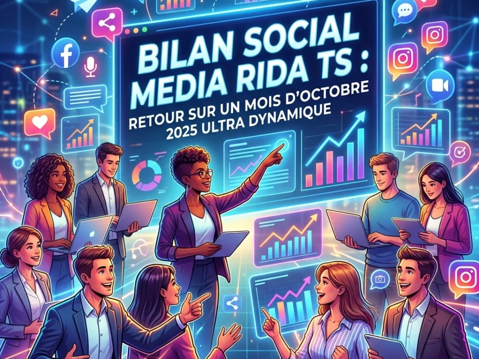 Bilan Social Media RIDA TS : Retour sur un mois d'octobre 2025 ultra dynamique