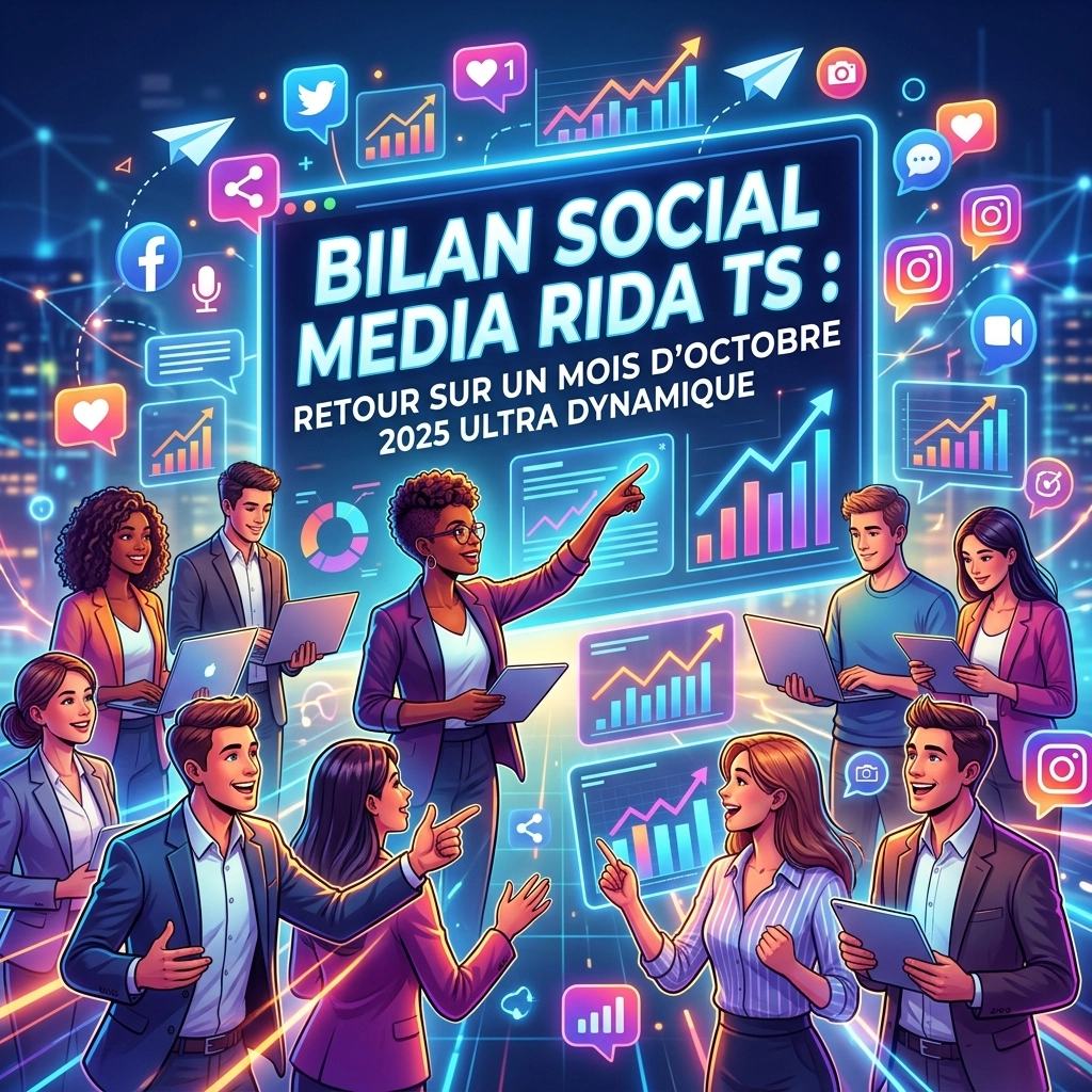 Bilan Social Media RIDA TS : Retour sur un mois d'octobre 2025 ultra dynamique