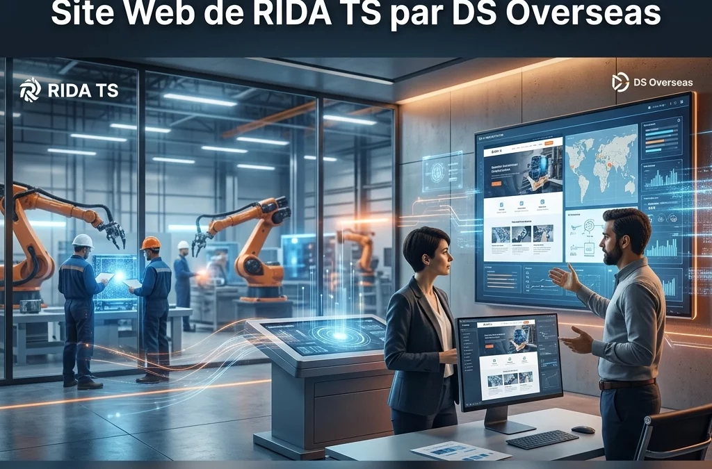 Industrial Expertise and Digital Excellence: The Design of the New RIDA TS Website by DS Overseas