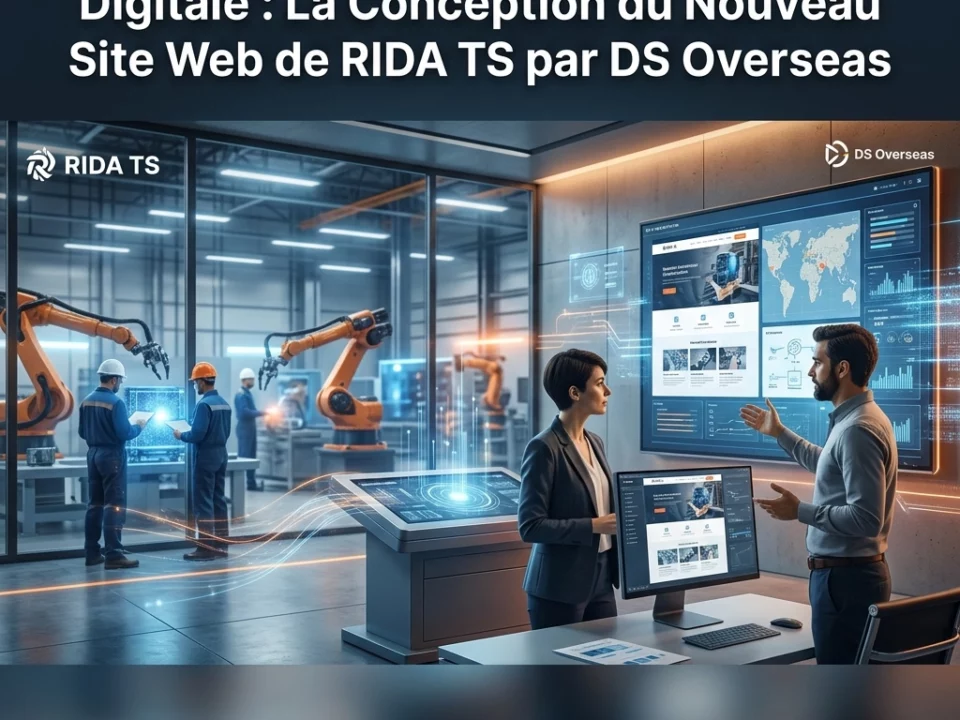 Industrial Expertise and Digital Excellence: The Design of the New RIDA TS Website by DS Overseas