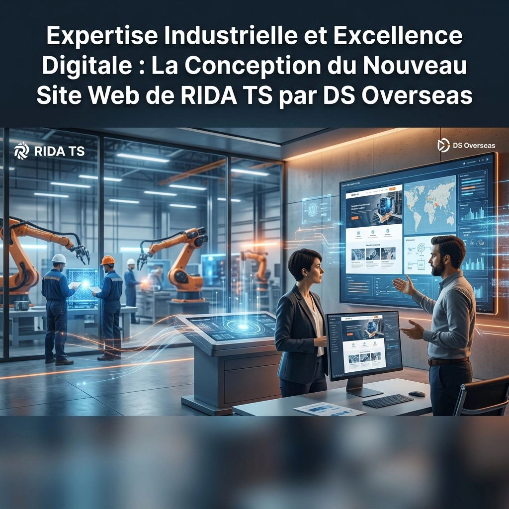 Industrial Expertise and Digital Excellence: The Design of the New RIDA TS Website by DS Overseas